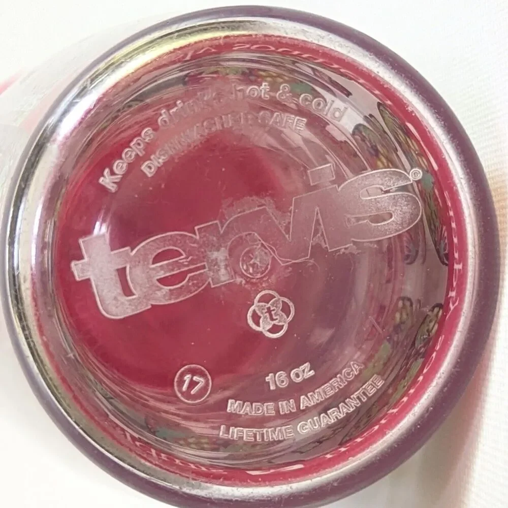 Simply Southern Tervis Tumbler 16 oz “B” Monogram Elephant Print Pink Lid
